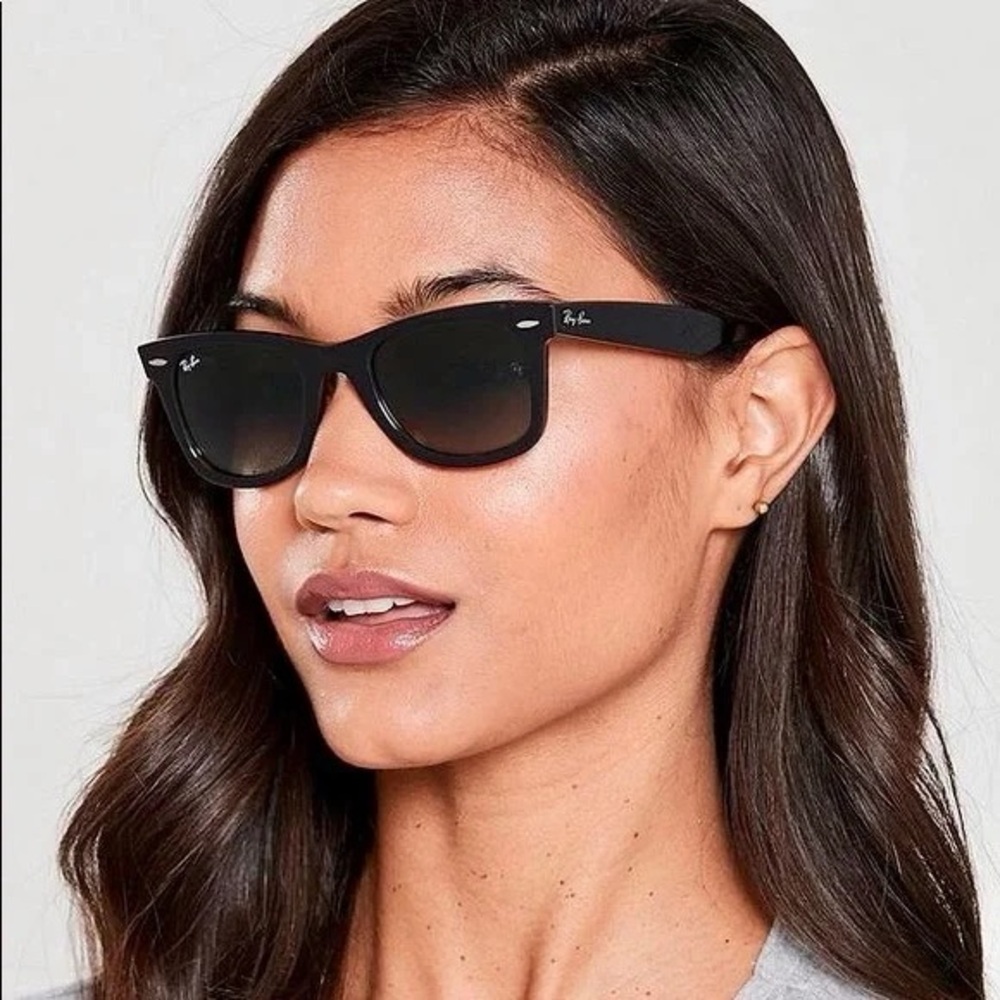 Ray-Ban Black Wayfarer Classic Sunglasses Original Style RB2140 901 50-22 325 - Picture 15 of 15